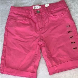 Children’s place girls pink shorts